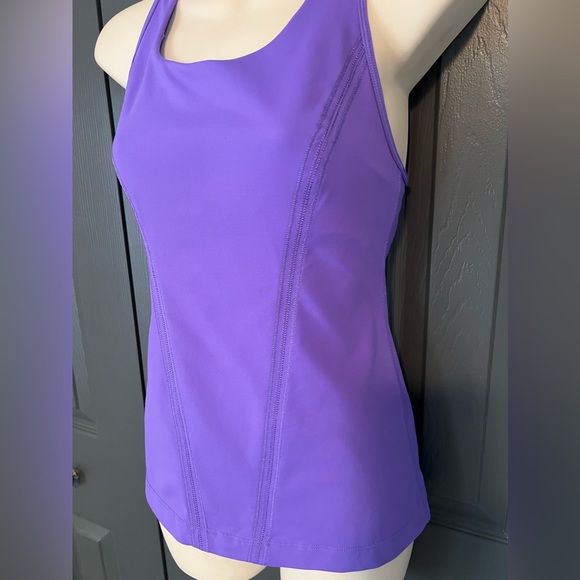 Lululemon purple racer back tank top - Picture 2 of 6